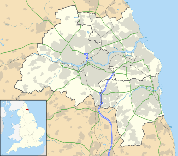 carte du Gateshead